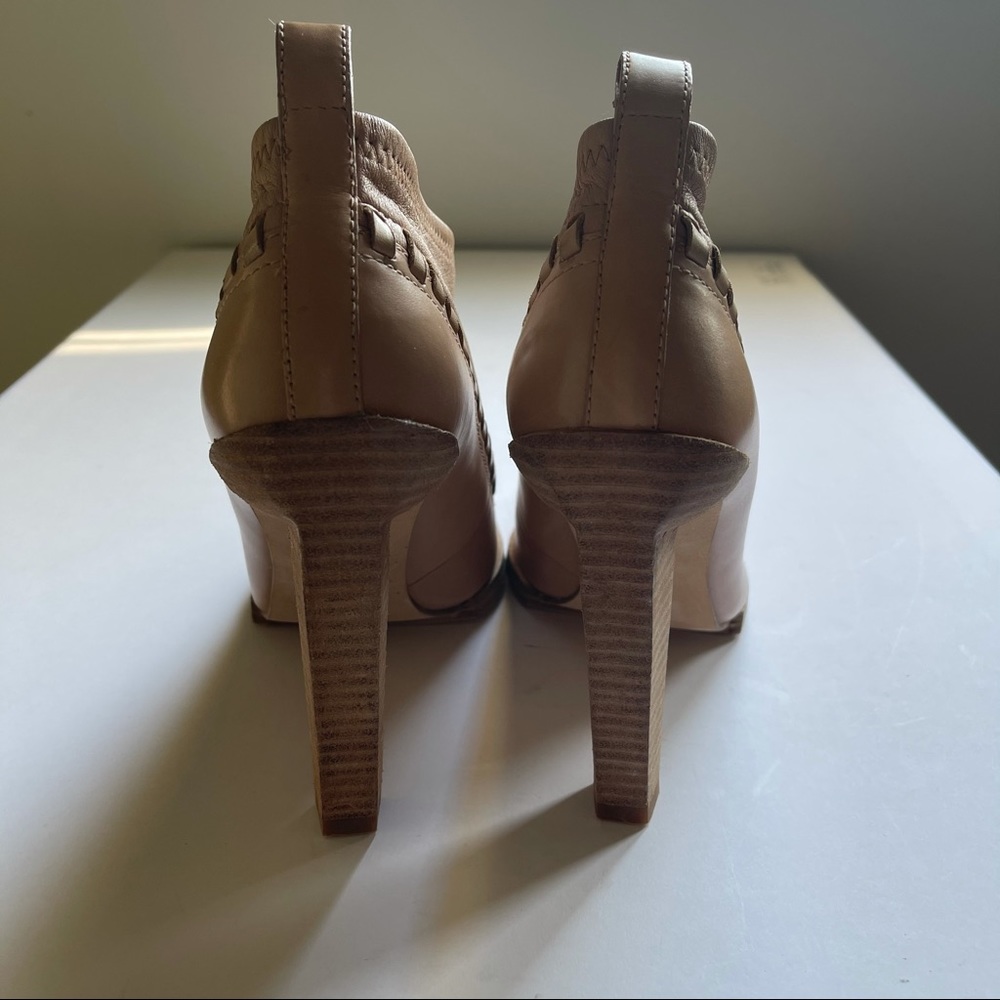 Authentic Alexander Wang tan Leather ankle boots size 36 - Picture 2 of 8